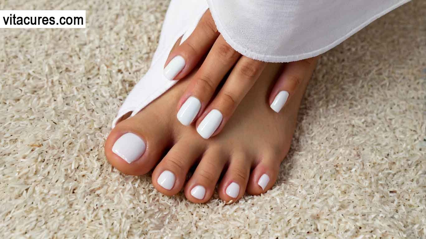 White Toenail Polish